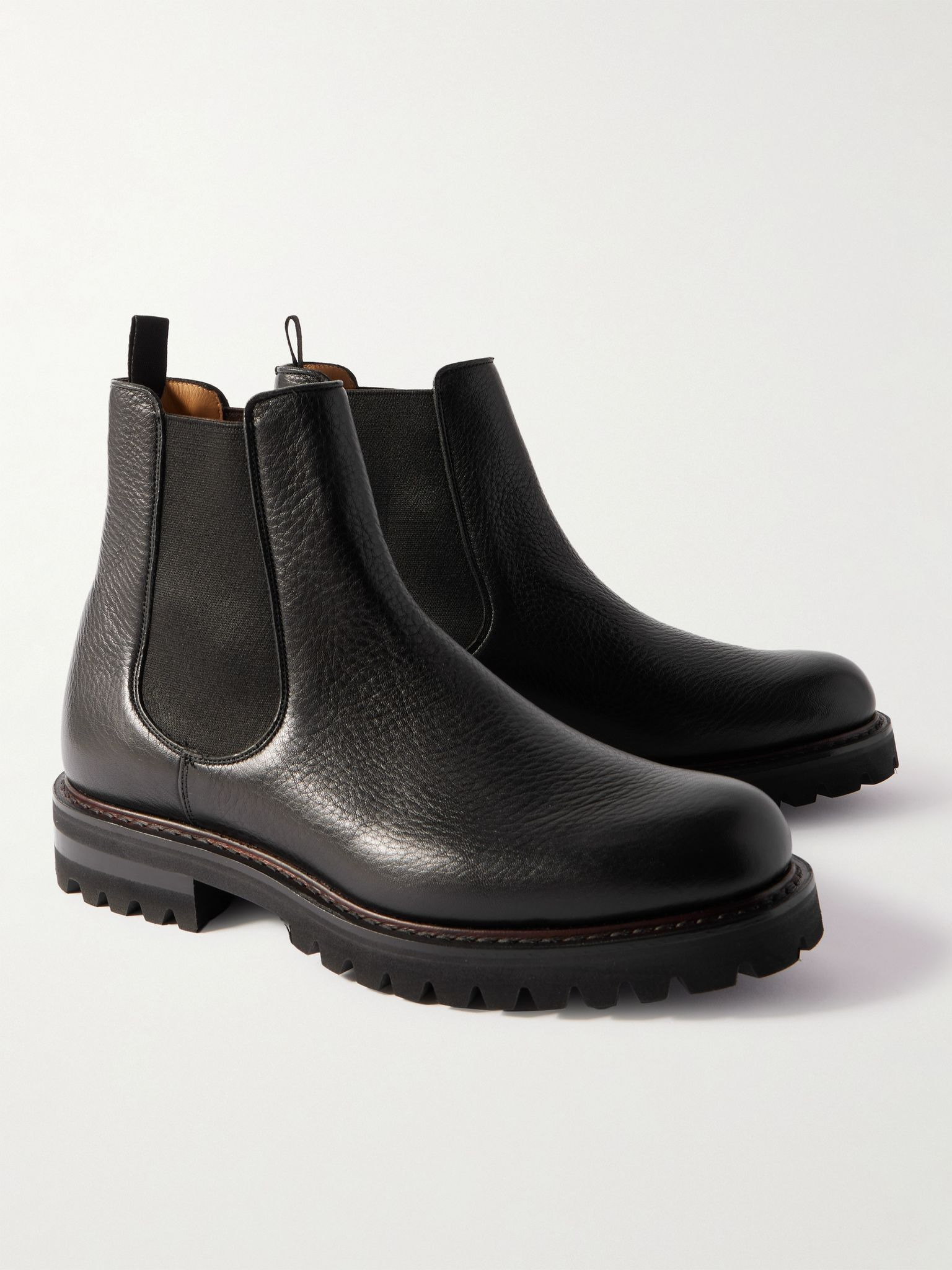 Cornwood 3 Full-Grain Leather Chelsea Boots Black - 4