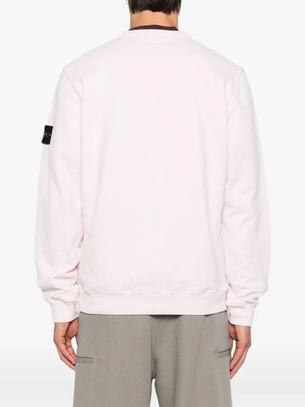 Stone Island Men `Brushed Organic Cotton` Sweatshirt - 3