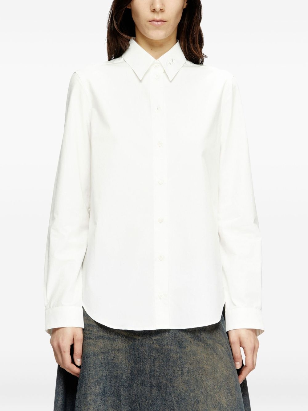 button-fastening shirt - 3