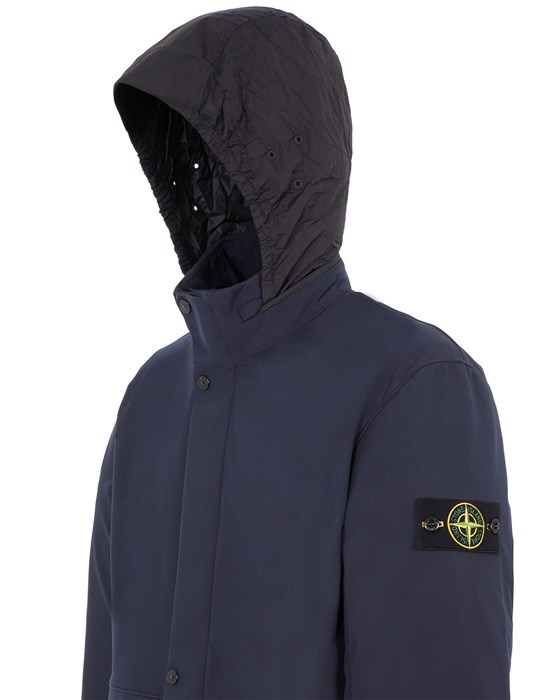 40327 LIGHT SOFT SHELL-R_e.dye® TECHNOLOGY IN RECYCLED POLYESTER BLUE - 4