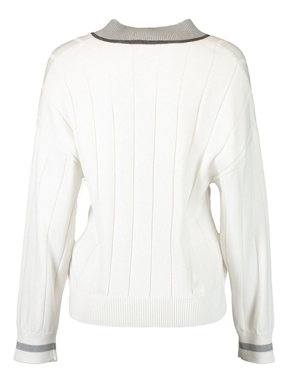 Monili-trim sweater - 4