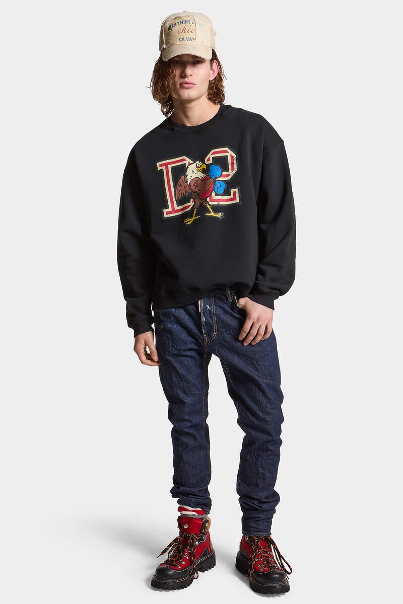 DARK CRINKLE WASH COOL GUY JEANS - 3