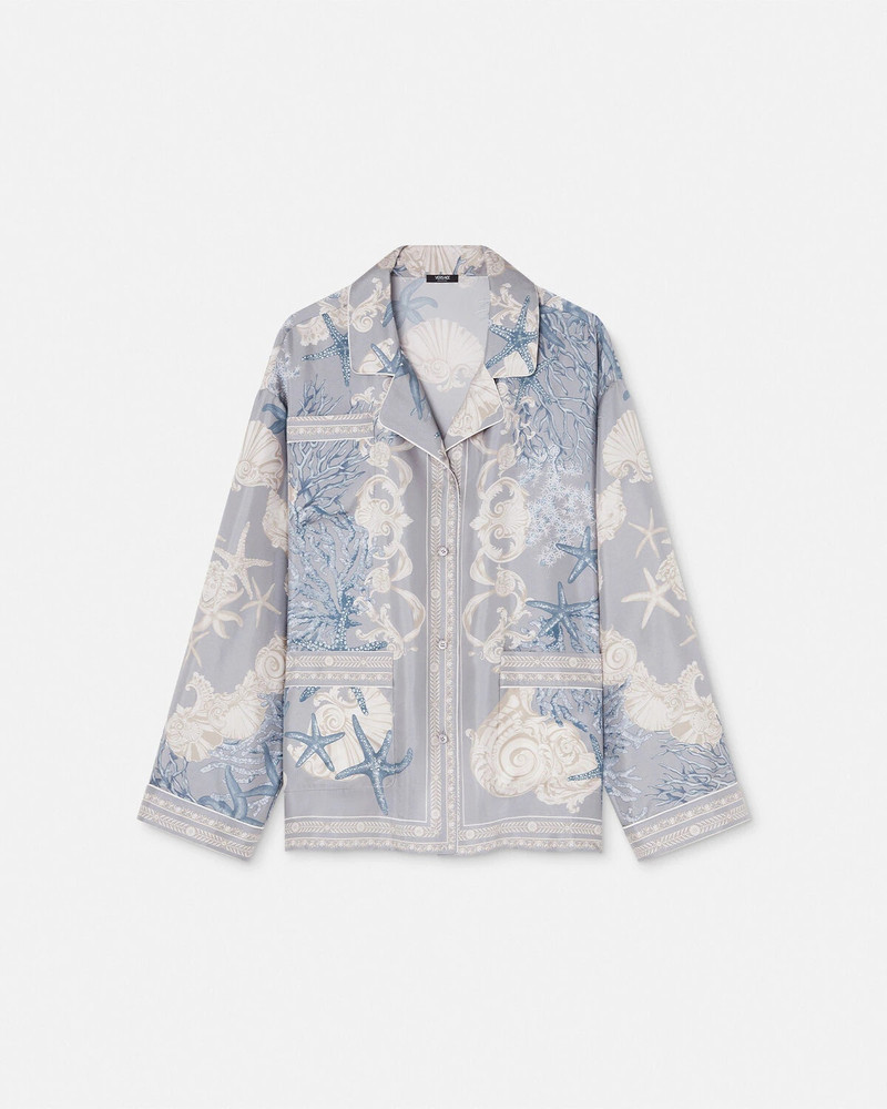 Barocco Sea Oversized Silk Shirt 1