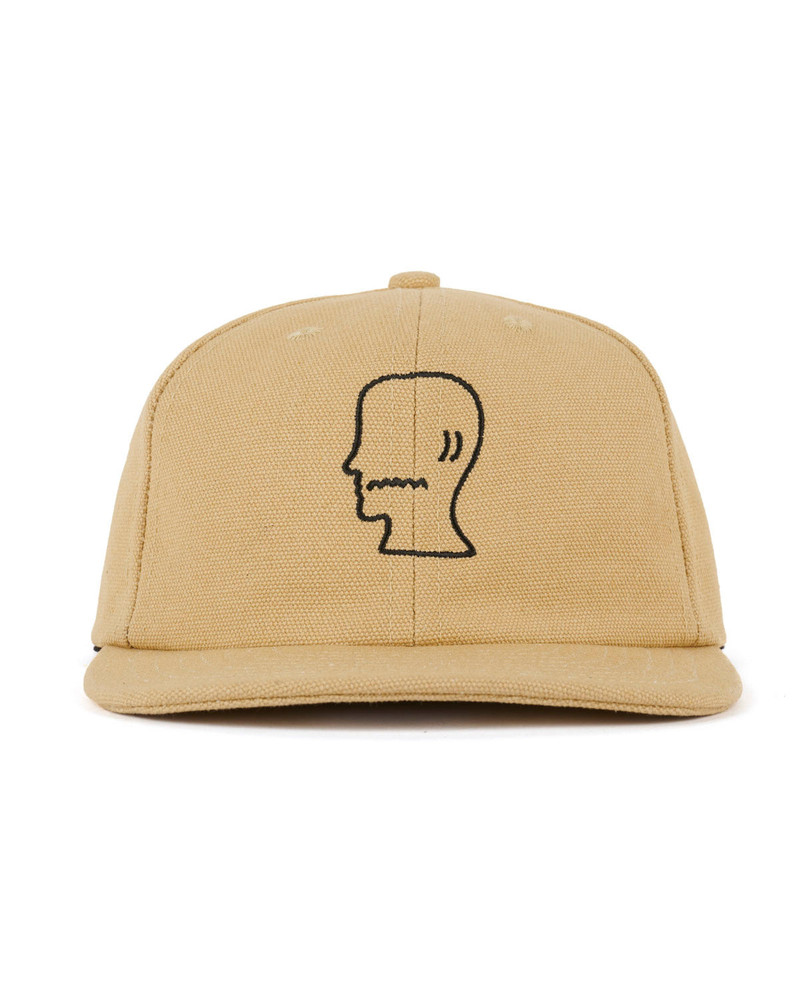 Washed Twill Logohead Hat - Ochre 1