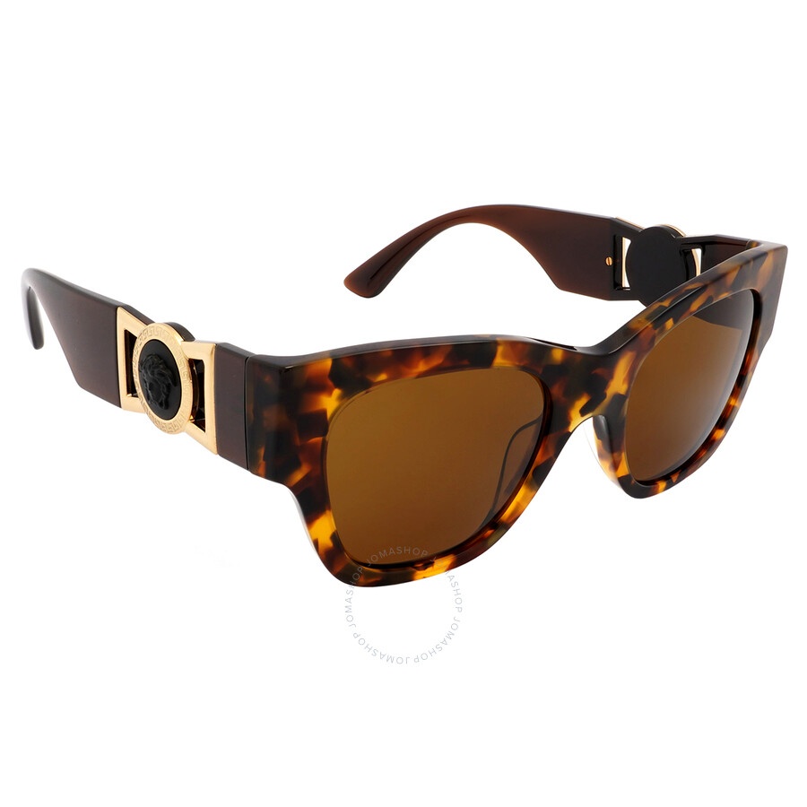 Versace Dark Bronze Cat Eye Ladies Sunglasses VE4415U 511963 52 - 3