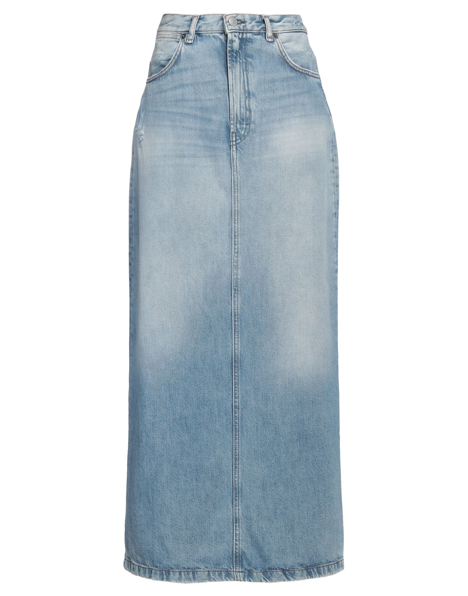 Blue Women's Denim Skirt - 1
