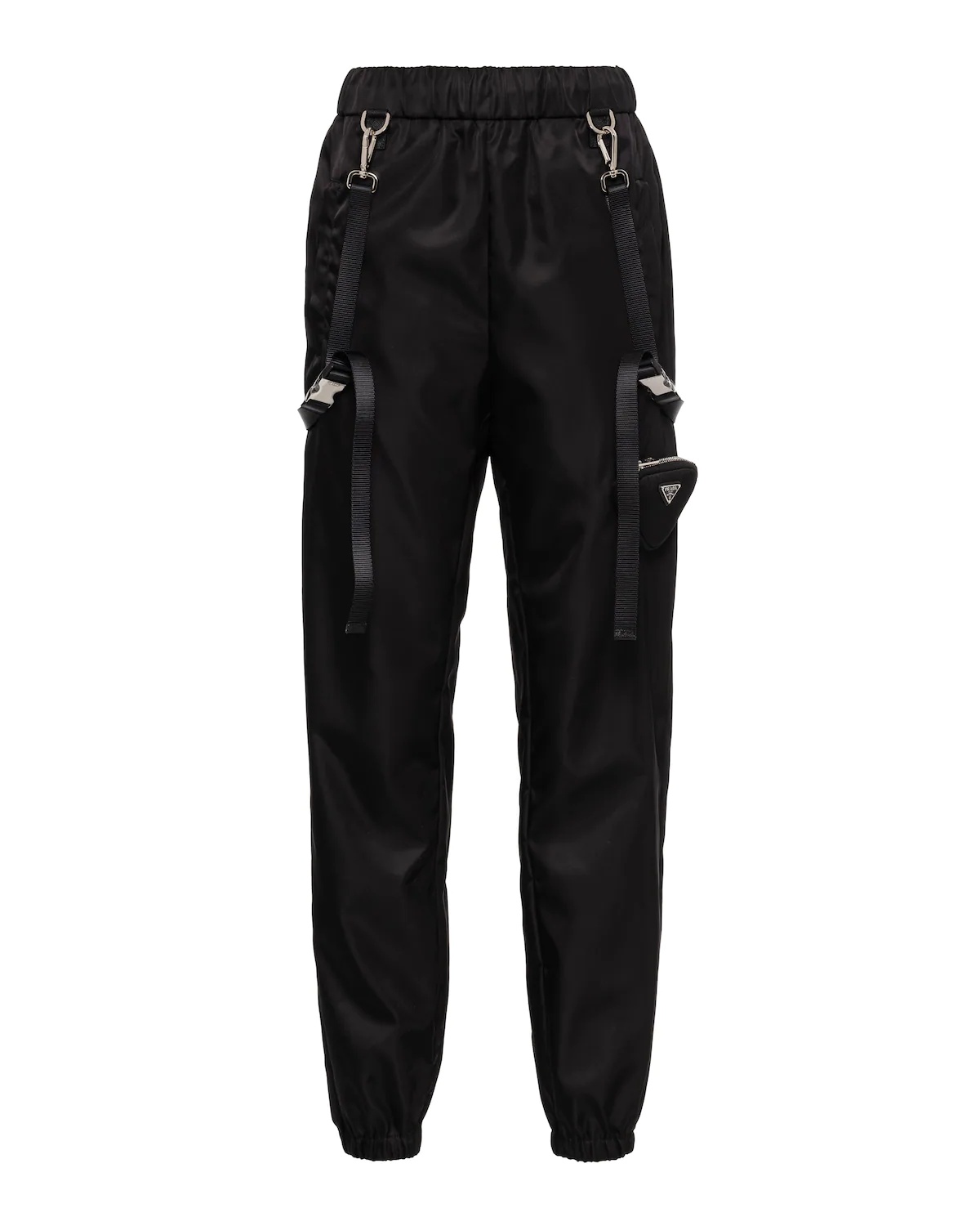 Re-Nylon pants with suspenders and pouch - 1