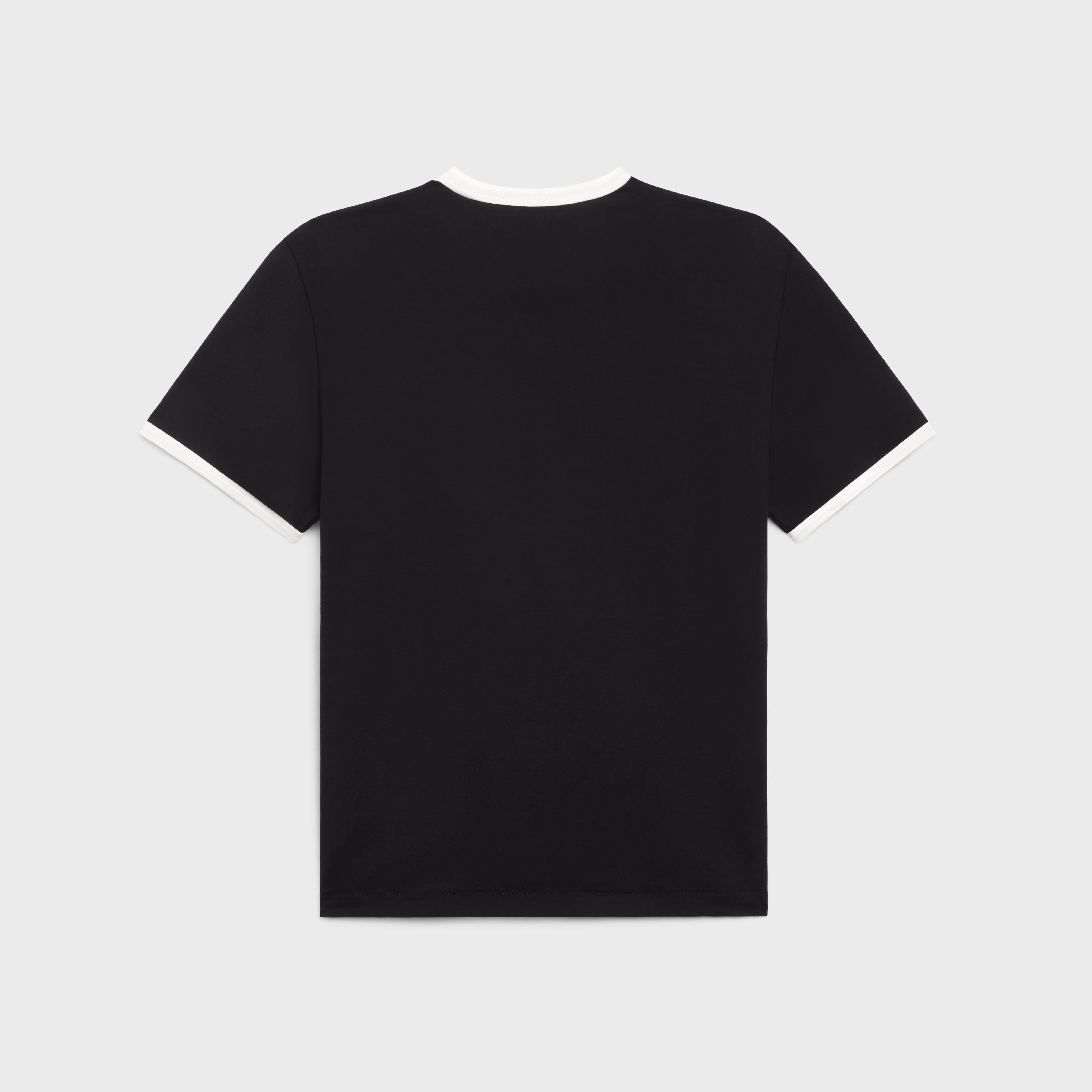 CELINE celine blason loose t-shirt in cotton jersey | REVERSIBLE