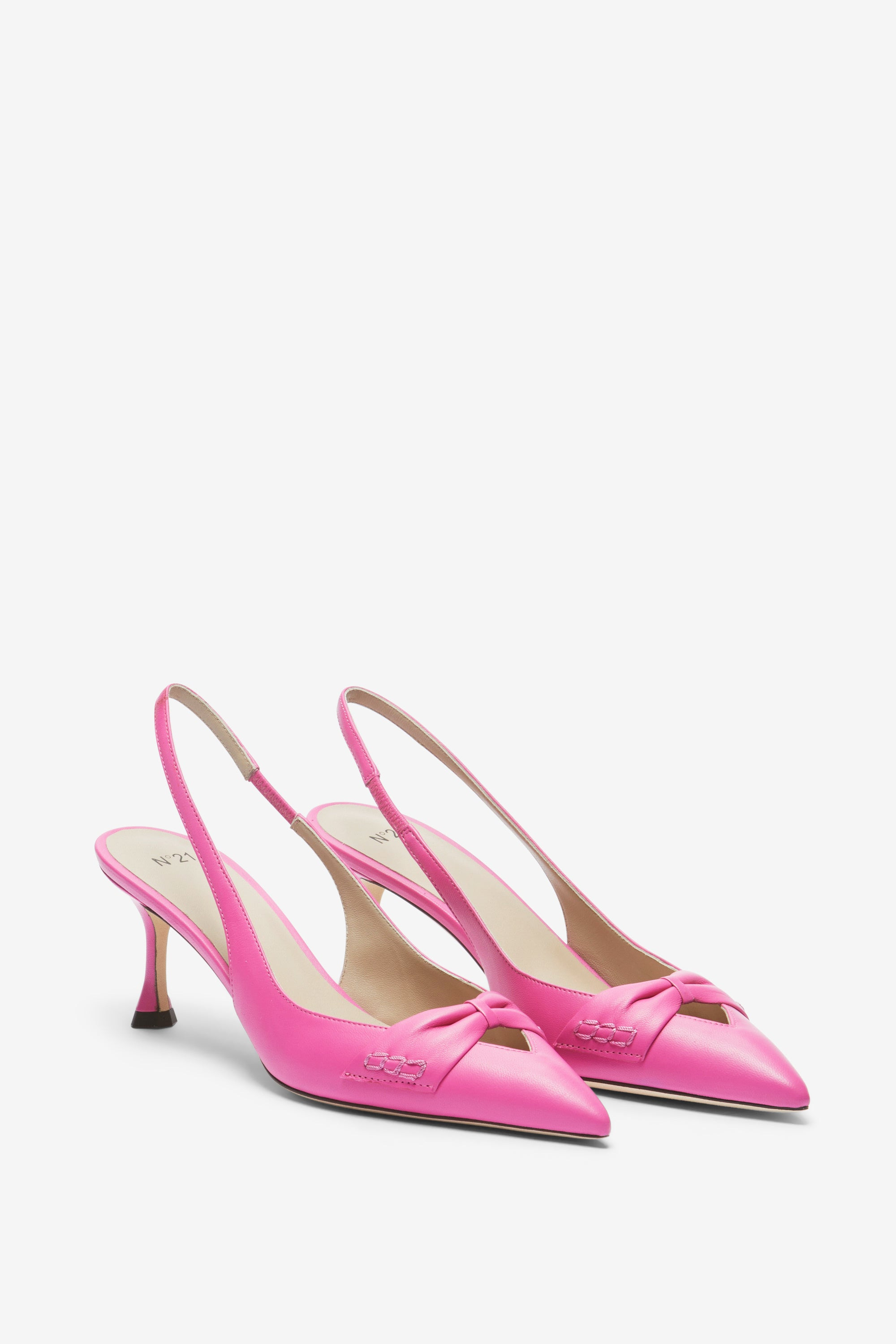 BOW-EMBELLISHED SLINGBACK PUMPS - 2