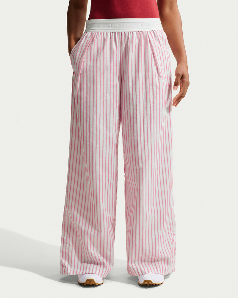 Nike Nike Sportswear Chill Poplin Women's Loose Mid-Rise Woven Striped Pants outlook