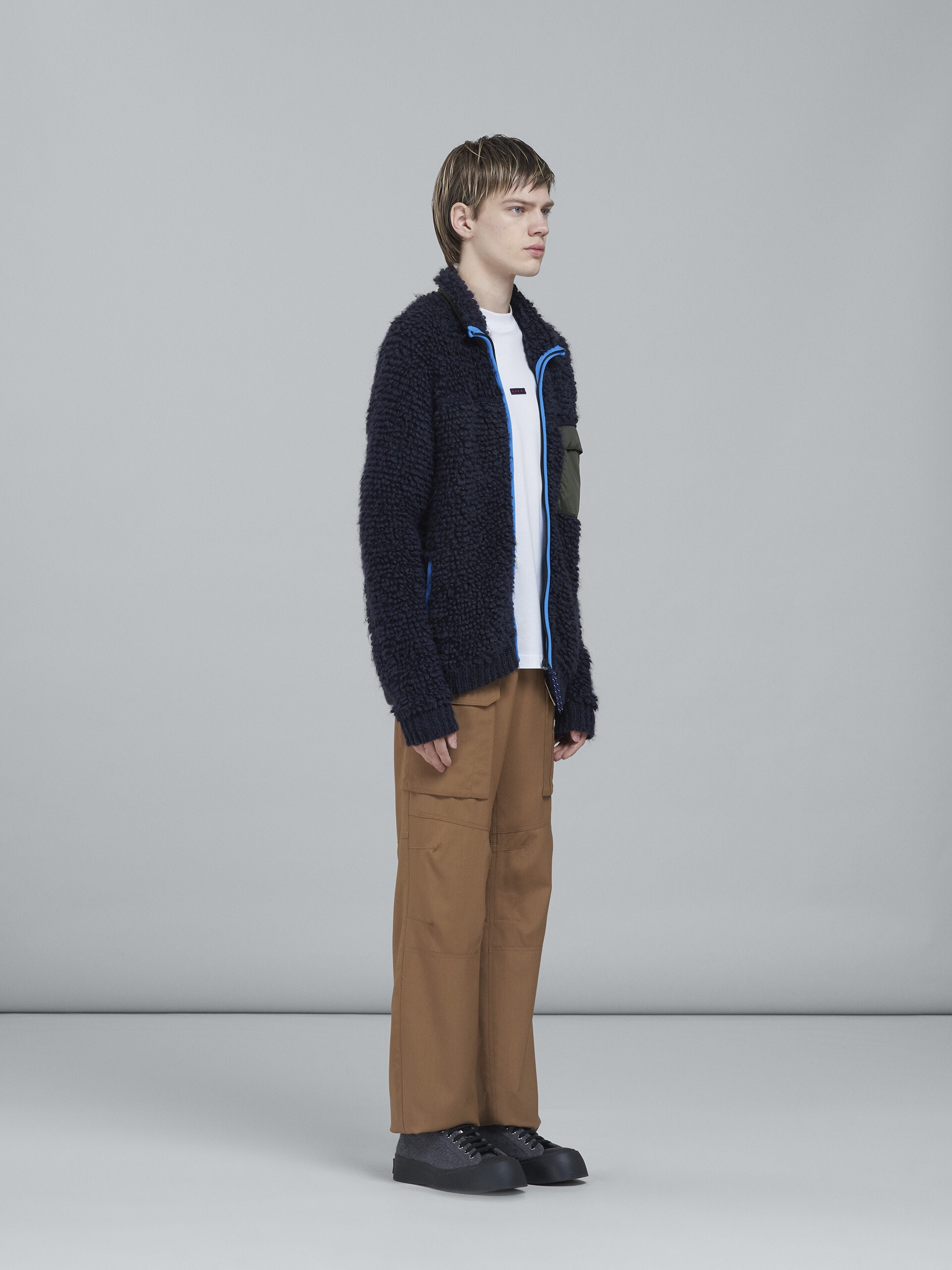 MOHAIR ZIP-UP CARDIGAN - 6
