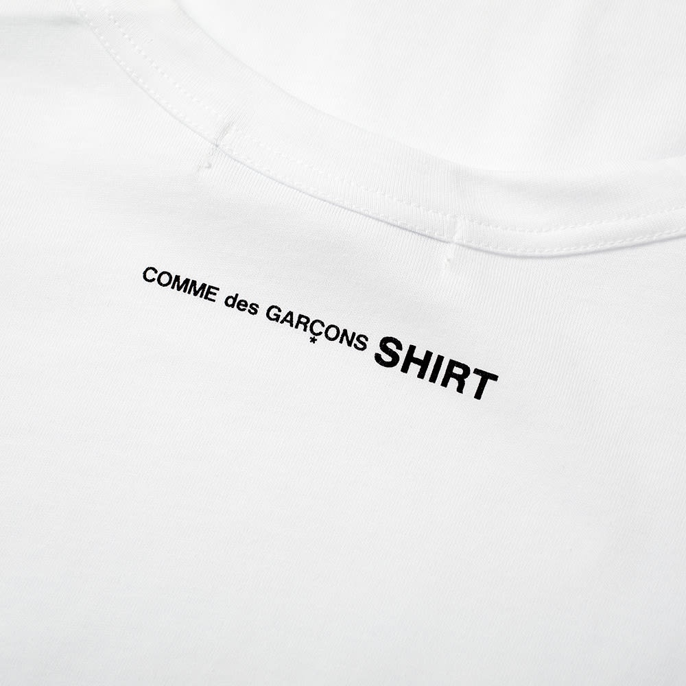 Comme des Garcons SHIRT Long Sleeve Small Logo Back Tee - 2