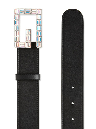 GUCCI square G buckle belt outlook