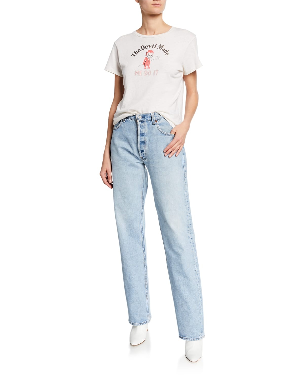 90s Straight-Leg Jeans - 3