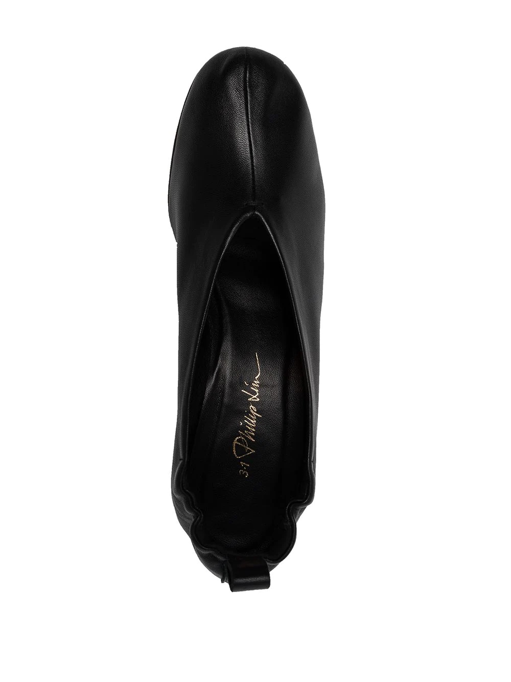Nadia elasticated leather pumps - 4