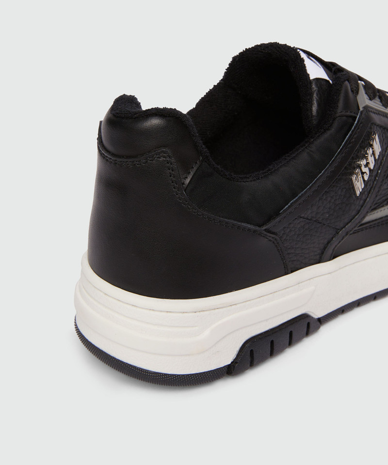 Leather RCK sneakers with MSGM lettering 4