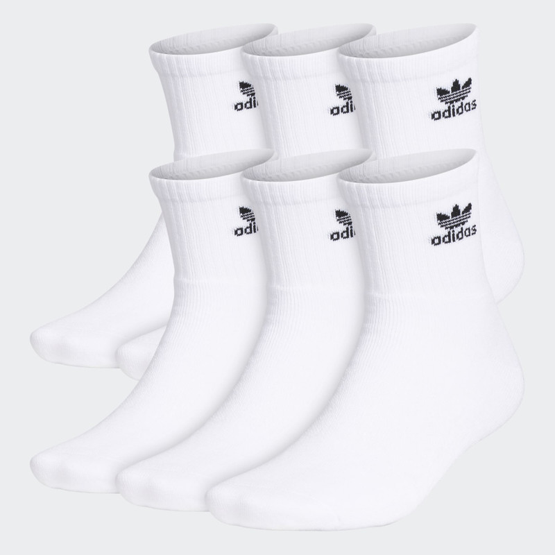 Trefoil Quarter Socks 6 Pairs - 1