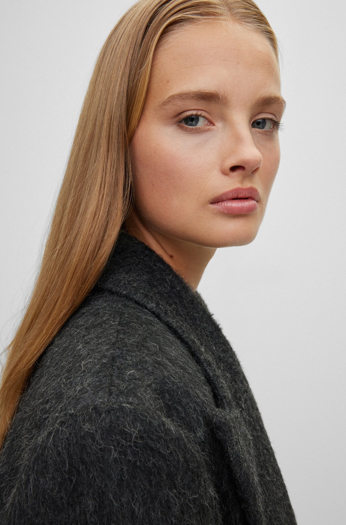 DOUBLE-BREASTED COAT IN COTTON - 5