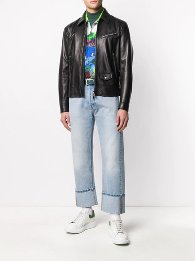 Valentino straight leg VLOGO jeans outlook