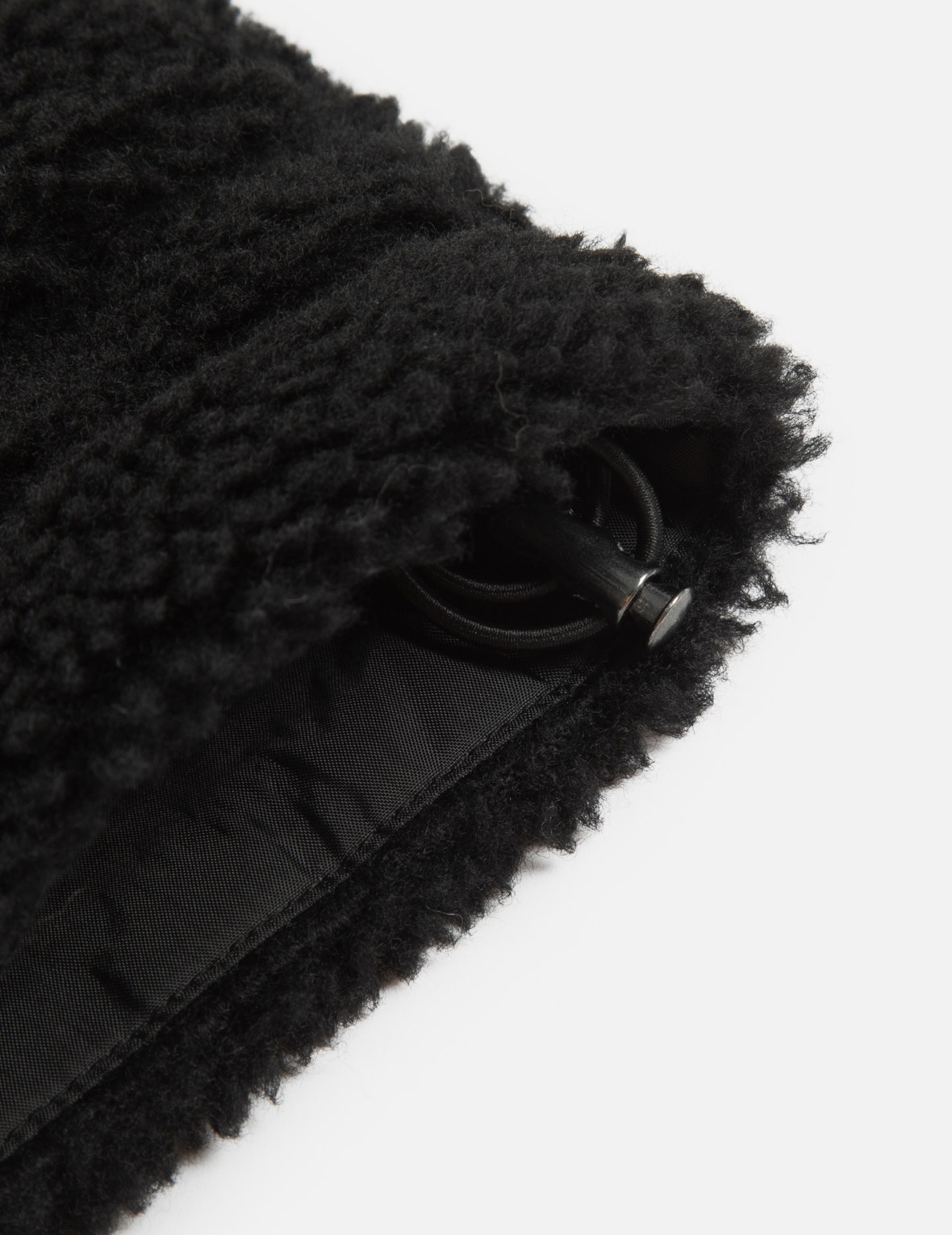 FLORAL JACQUARD OVERSIZED SHERPA FLEECE JACKET - 10