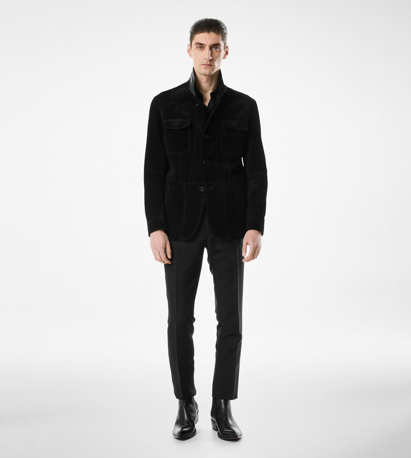 CASHMERE SUEDE MILITARY JACKET 5