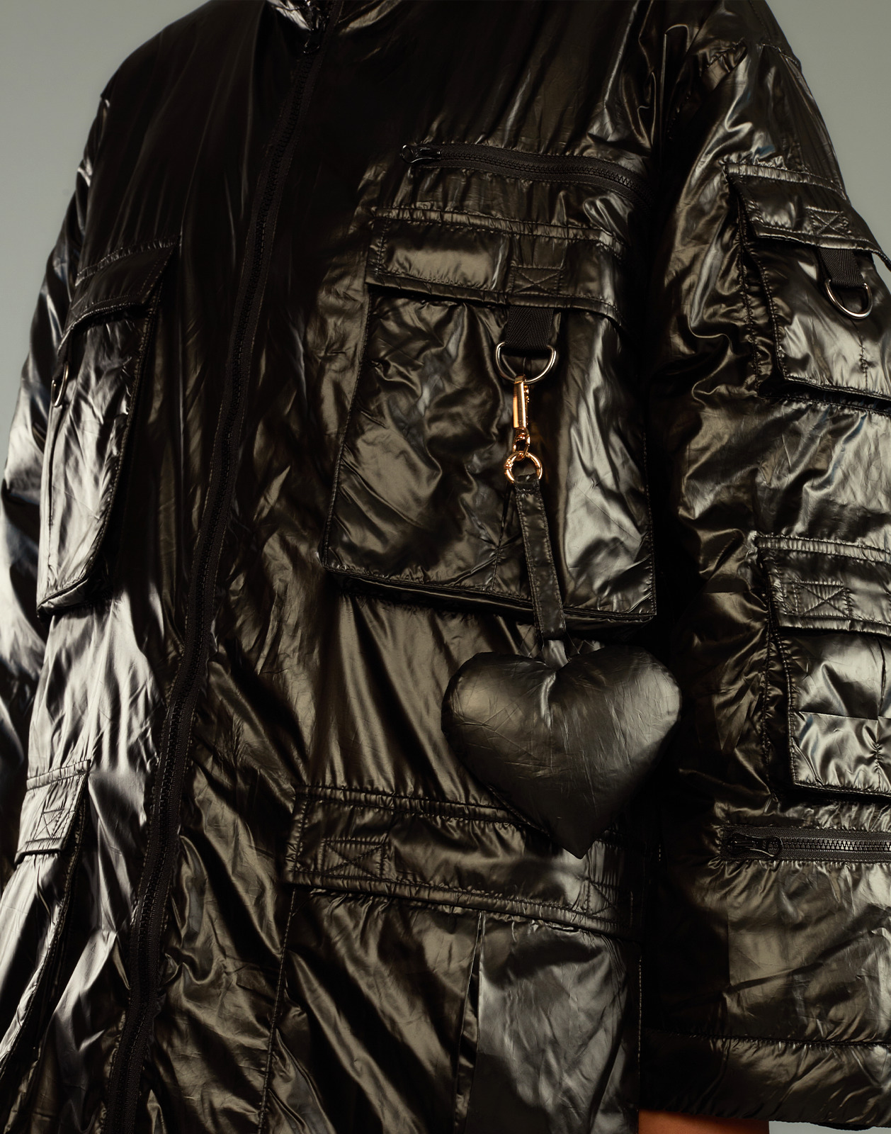 Cargo Pocket Puffer Coat - 6