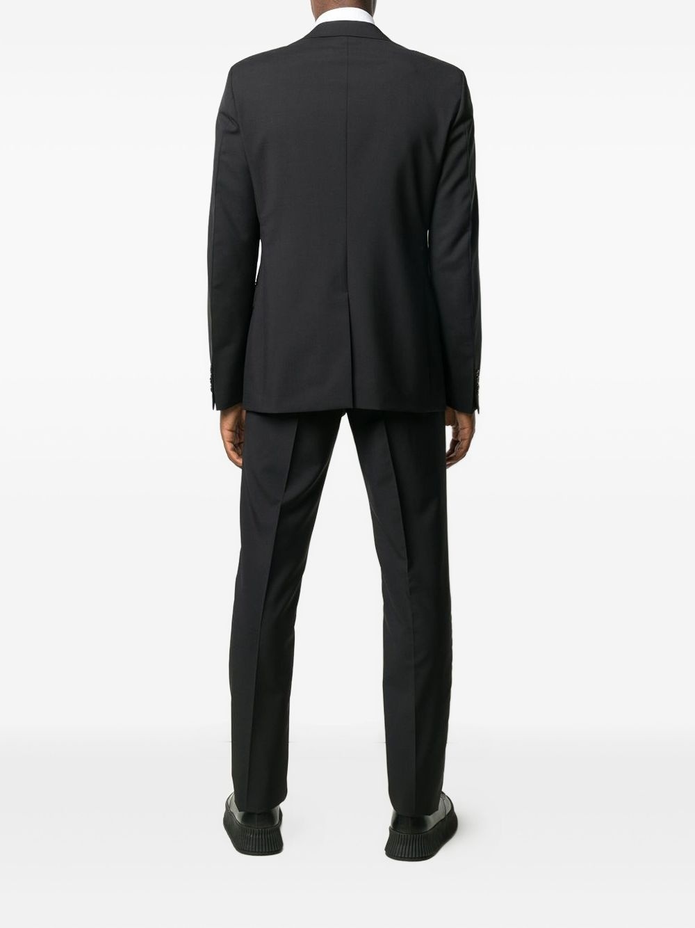 two-button wool jumpsuit - 3