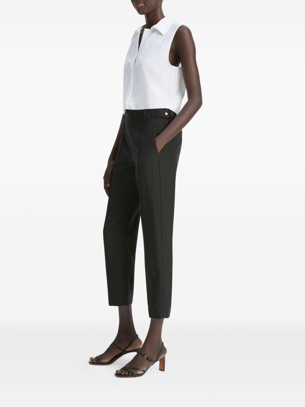 pleated-pocket trousers - 2
