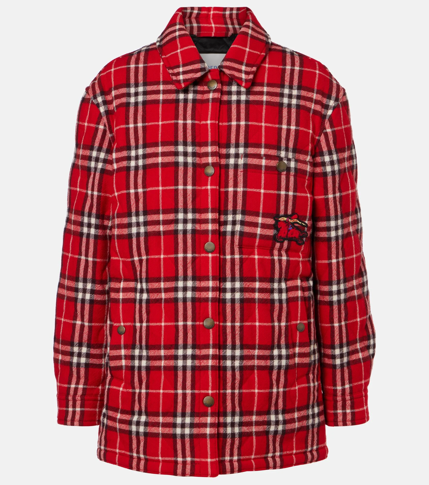 Burberry Check wool jacket - 1