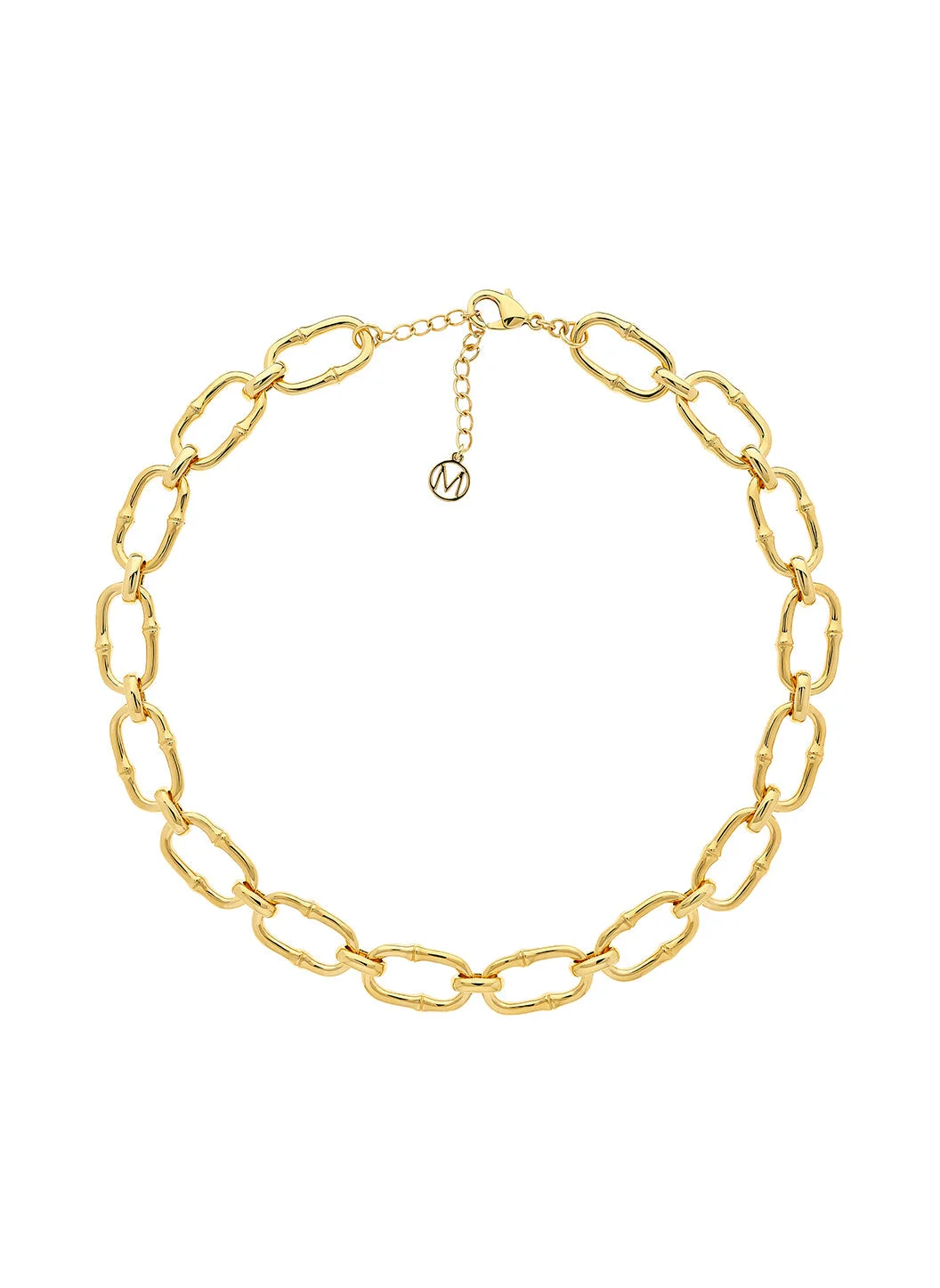 GOLD STATEMENT CHAIN NECKLACE - 1