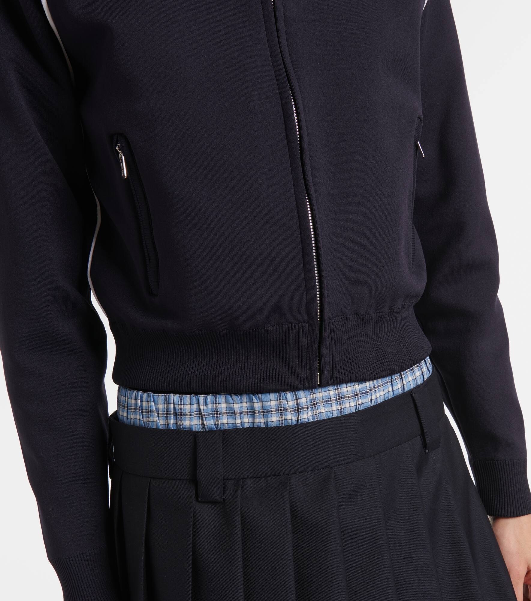 Logo zip-up sweatshirt - 5