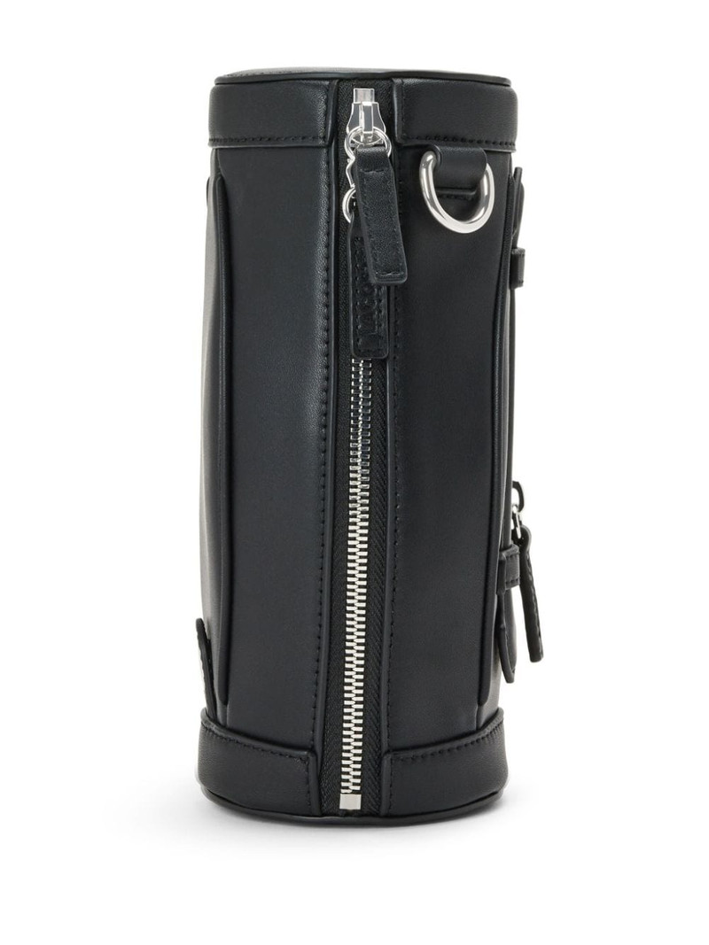 LACOSTE alligator logo plaque shoulder bag outlook
