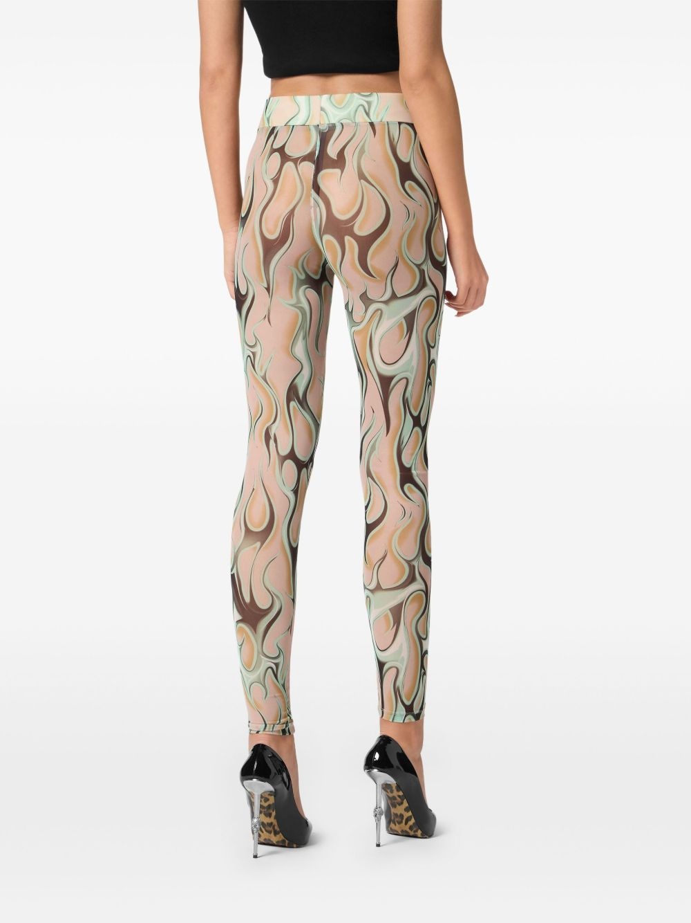 Flame leggings - 4