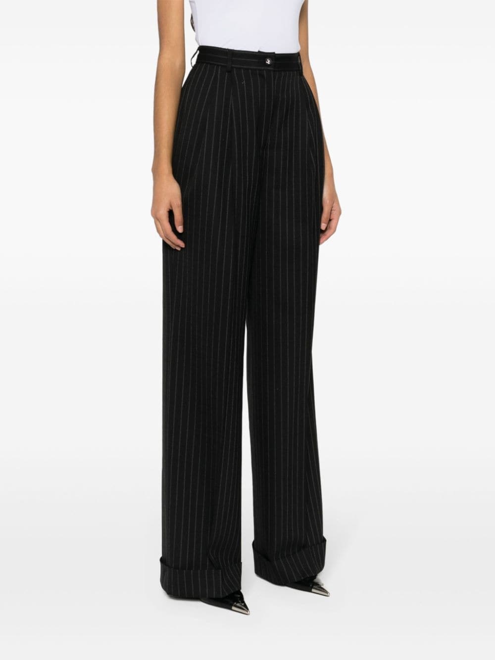 pinstriped Palazzo pants - 3