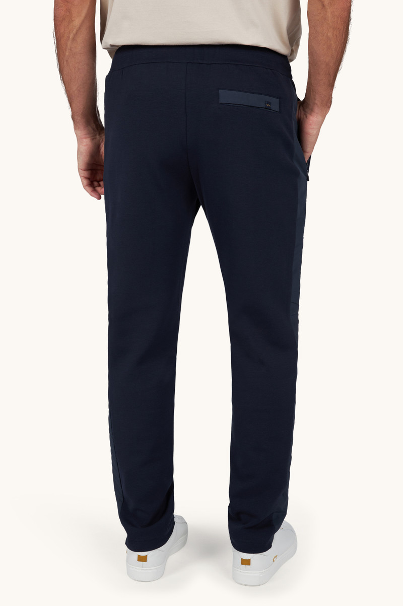 SPORT PANTS IN ACTIVE FLEECE WITH MICROFIBER DETAILS 3