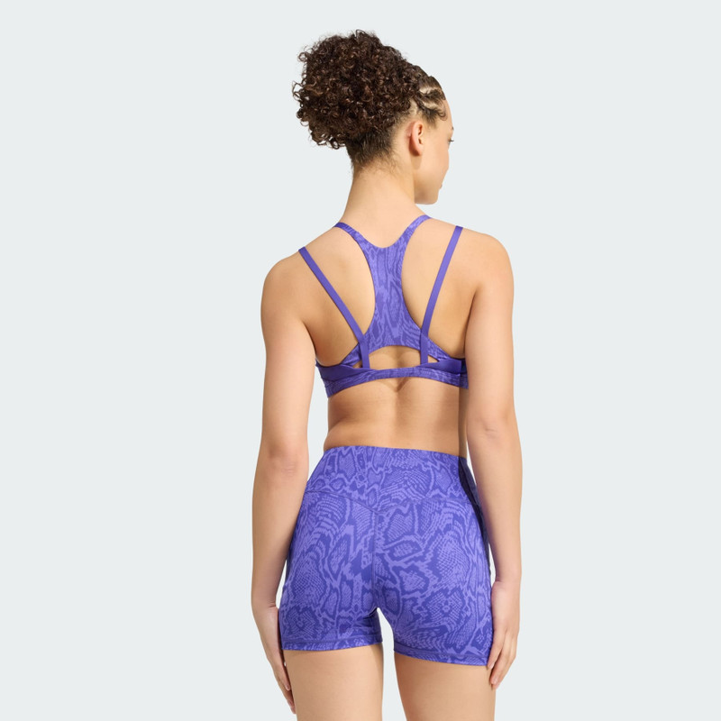 Optime Workout Snake Strappy Lite Support Bra 3