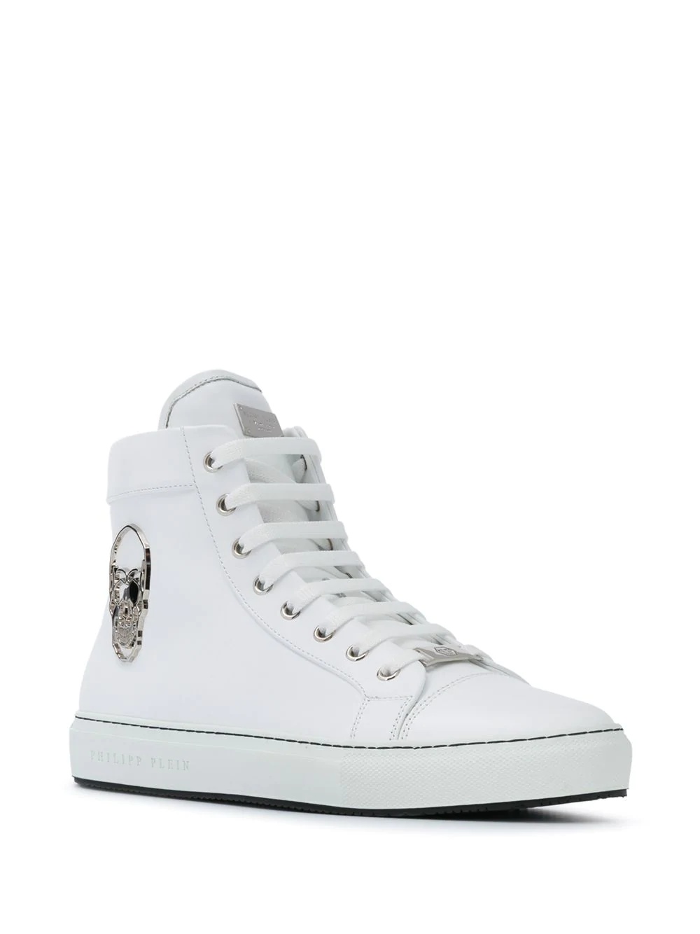 skull high-top sneakers - 2