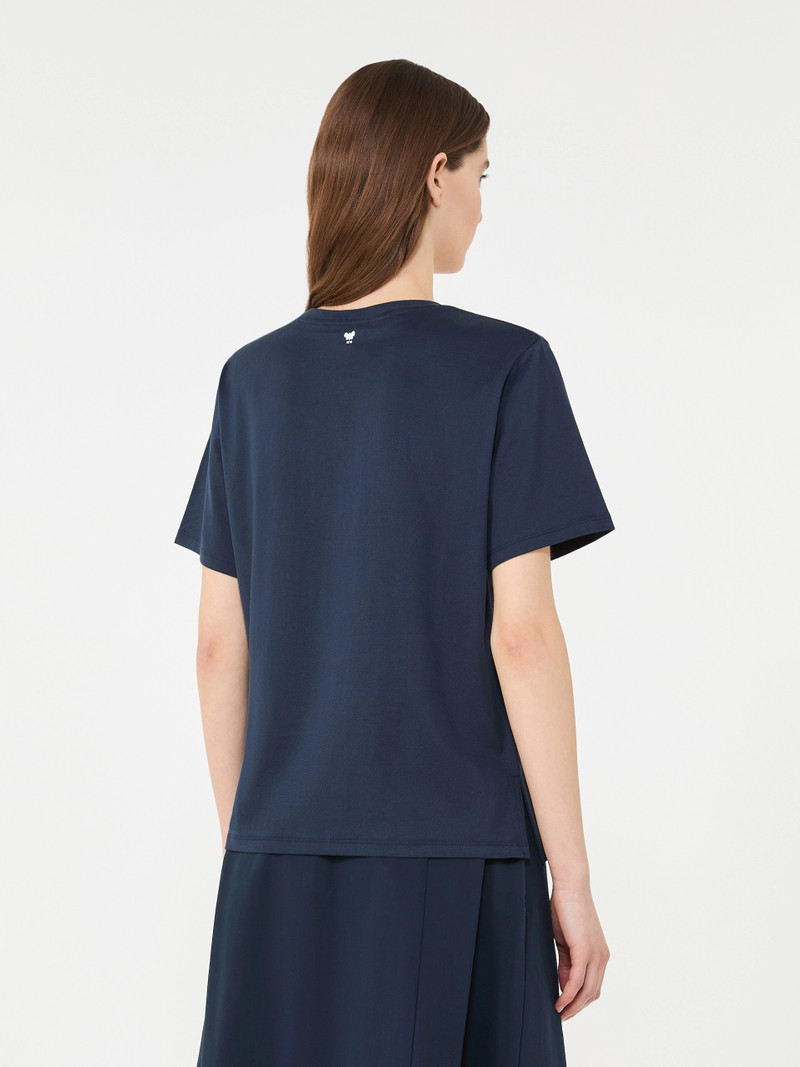 TENUE Cotton T-shirt with graphic print - NAVY 4