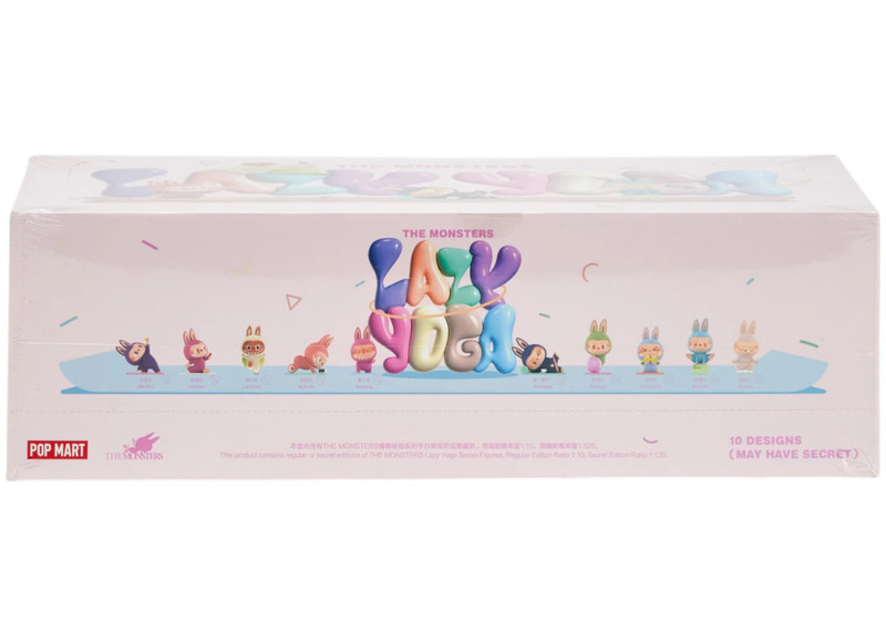 POP MART Pop Mart Labubu The Monsters Lazy Yoga Series Figures Sealed Case (10 Blind Box) outlook
