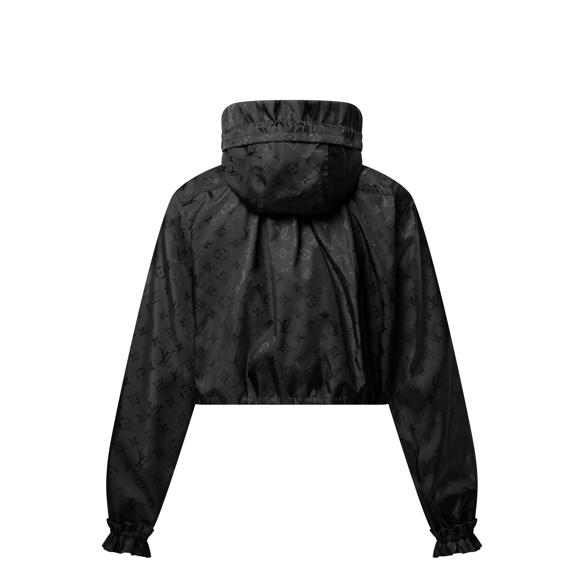 Cropped Monogram Windbreaker - 3
