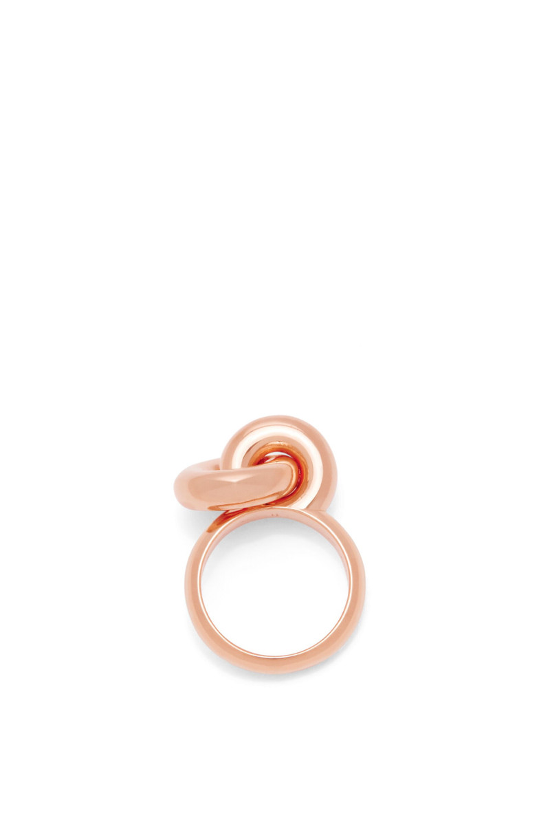 Donut link ring in sterling silver 4