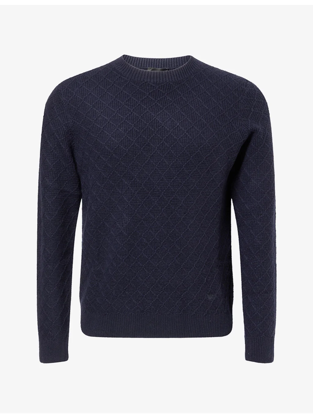 Criss-Cross Crew-Neck Cashmere And Wool Blend Jumper - 1