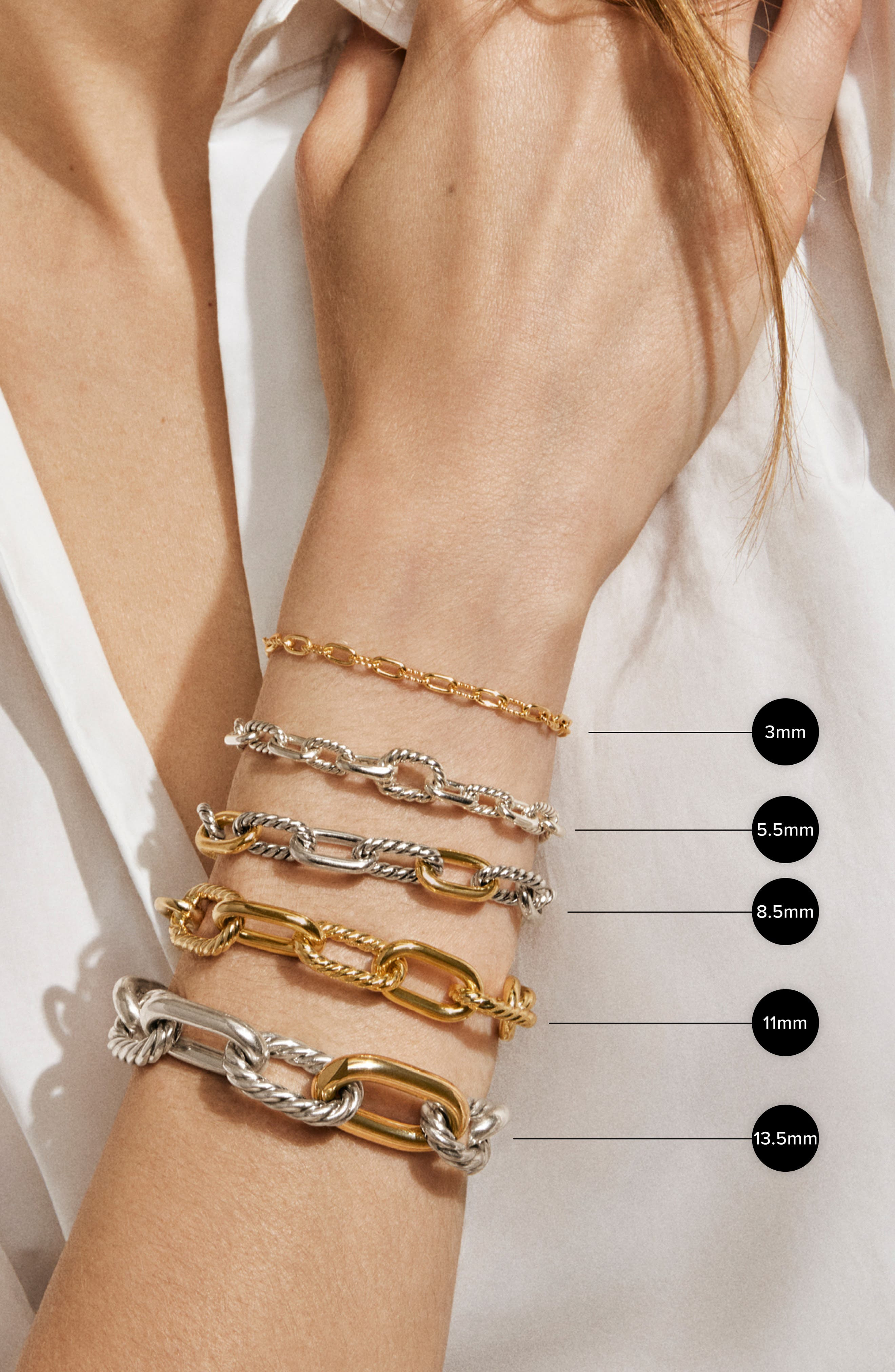 David Yurman DY Madison Chain Sterling Silver Bracelet, 8.5mm at Nordstrom - 3