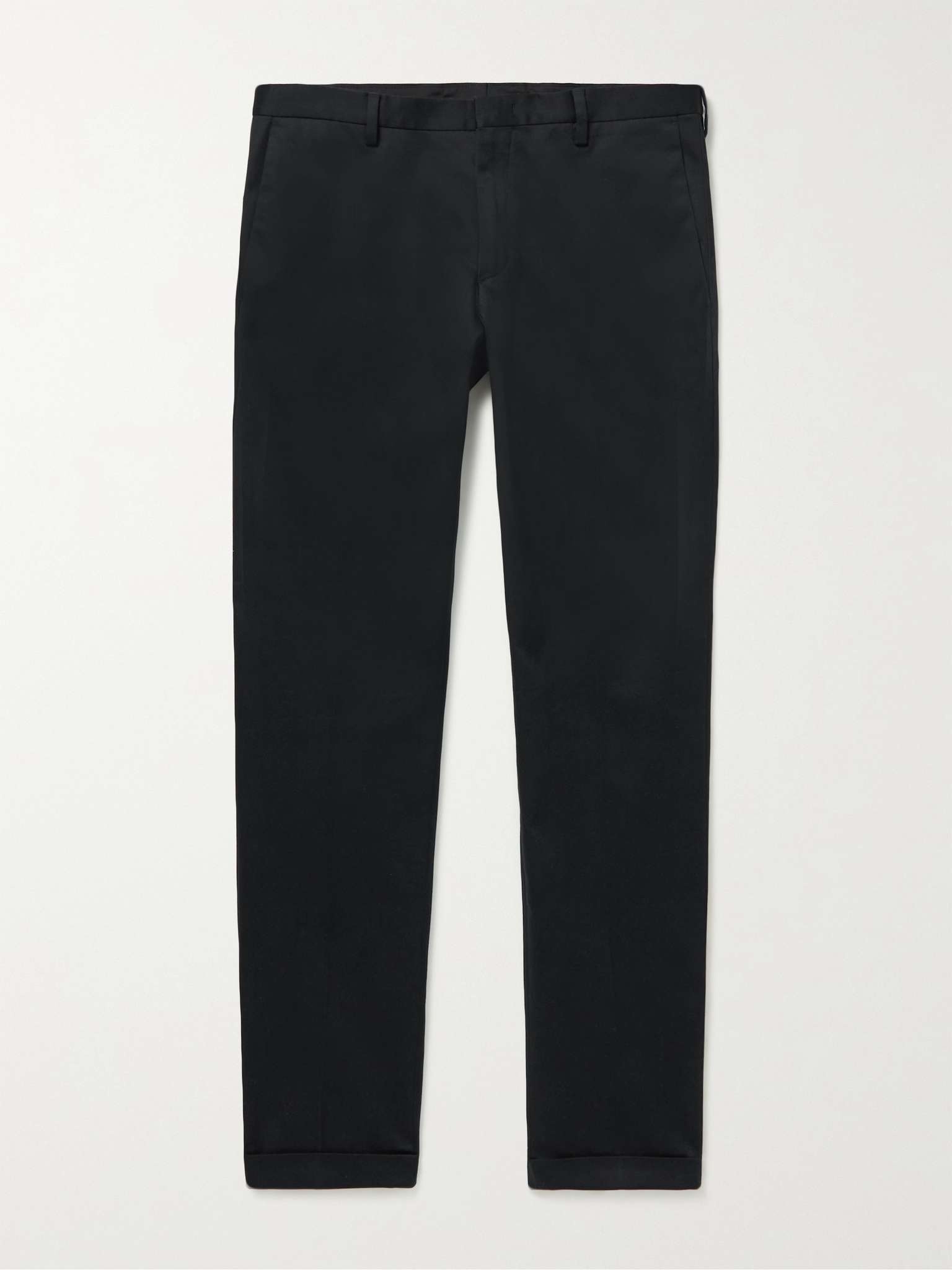 Organic Cotton-Twill Trousers - 1