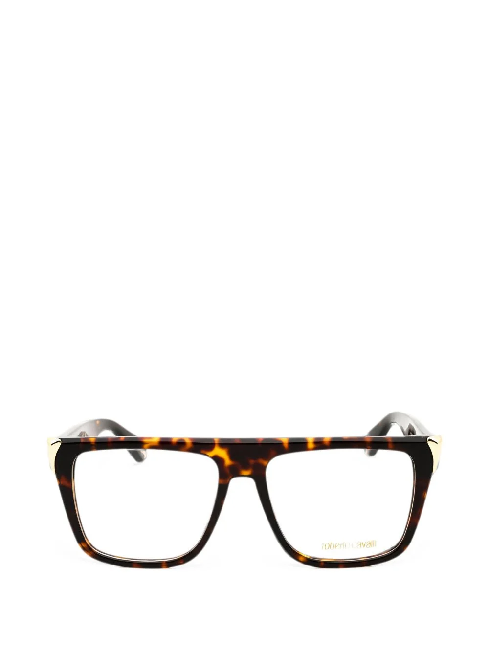tortoiseshell-effect glasses - 1