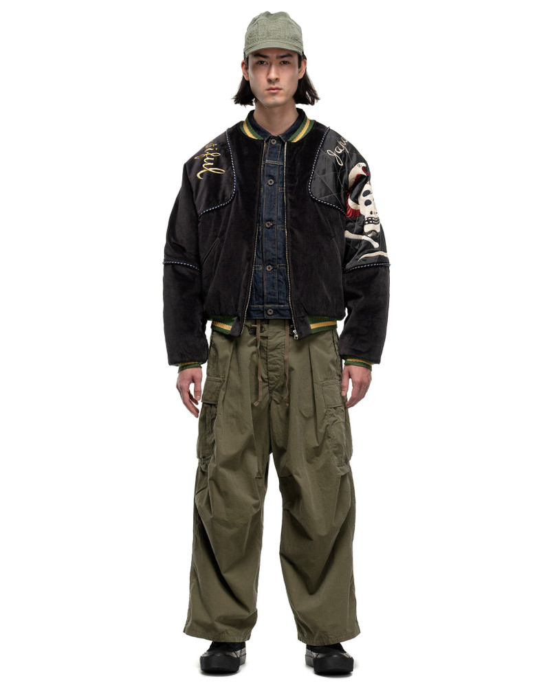 Kapital RIP STOP JUMBO CARGO 바지 KHAKI outlook
