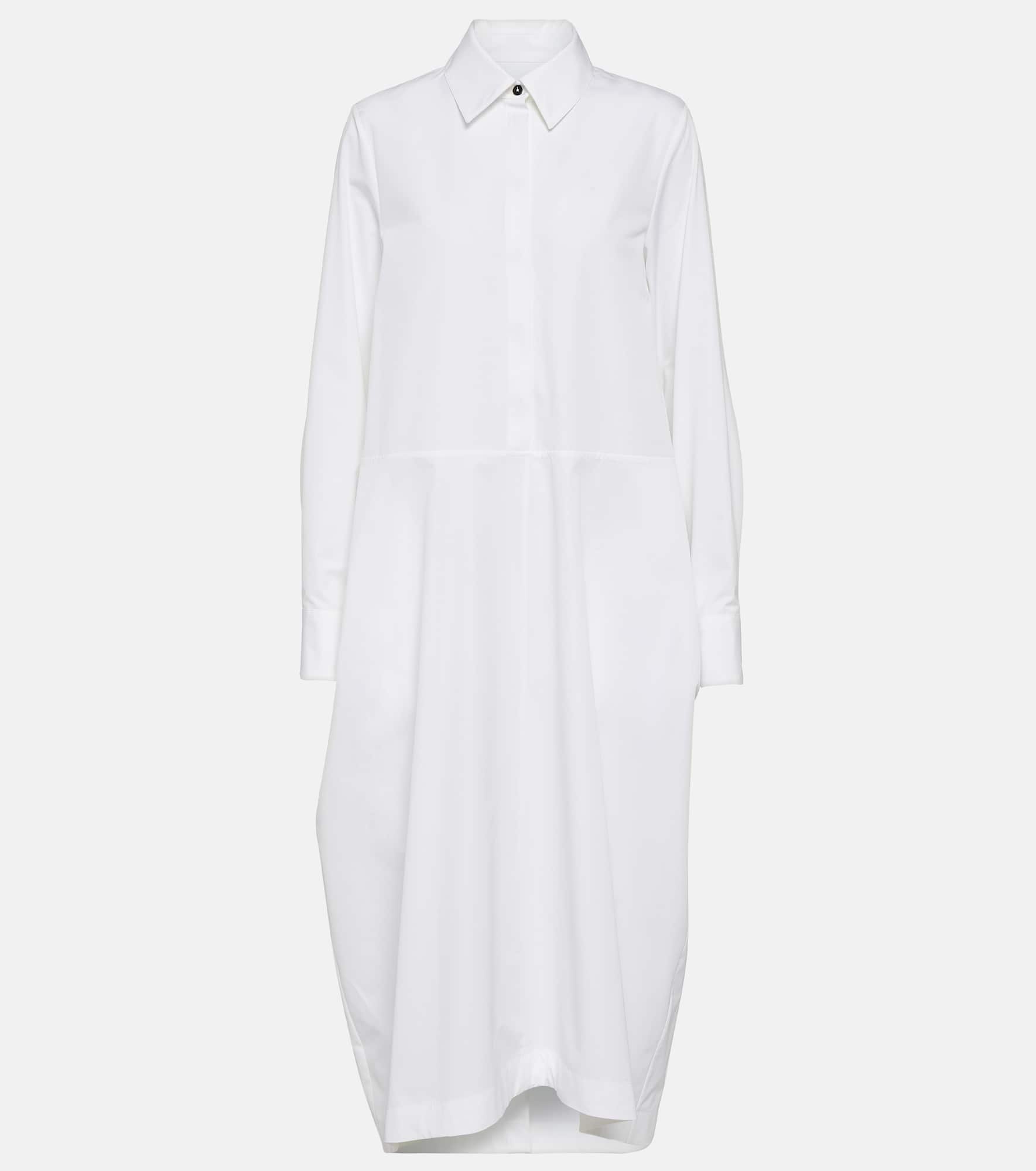 Cotton poplin shirt dress - 1