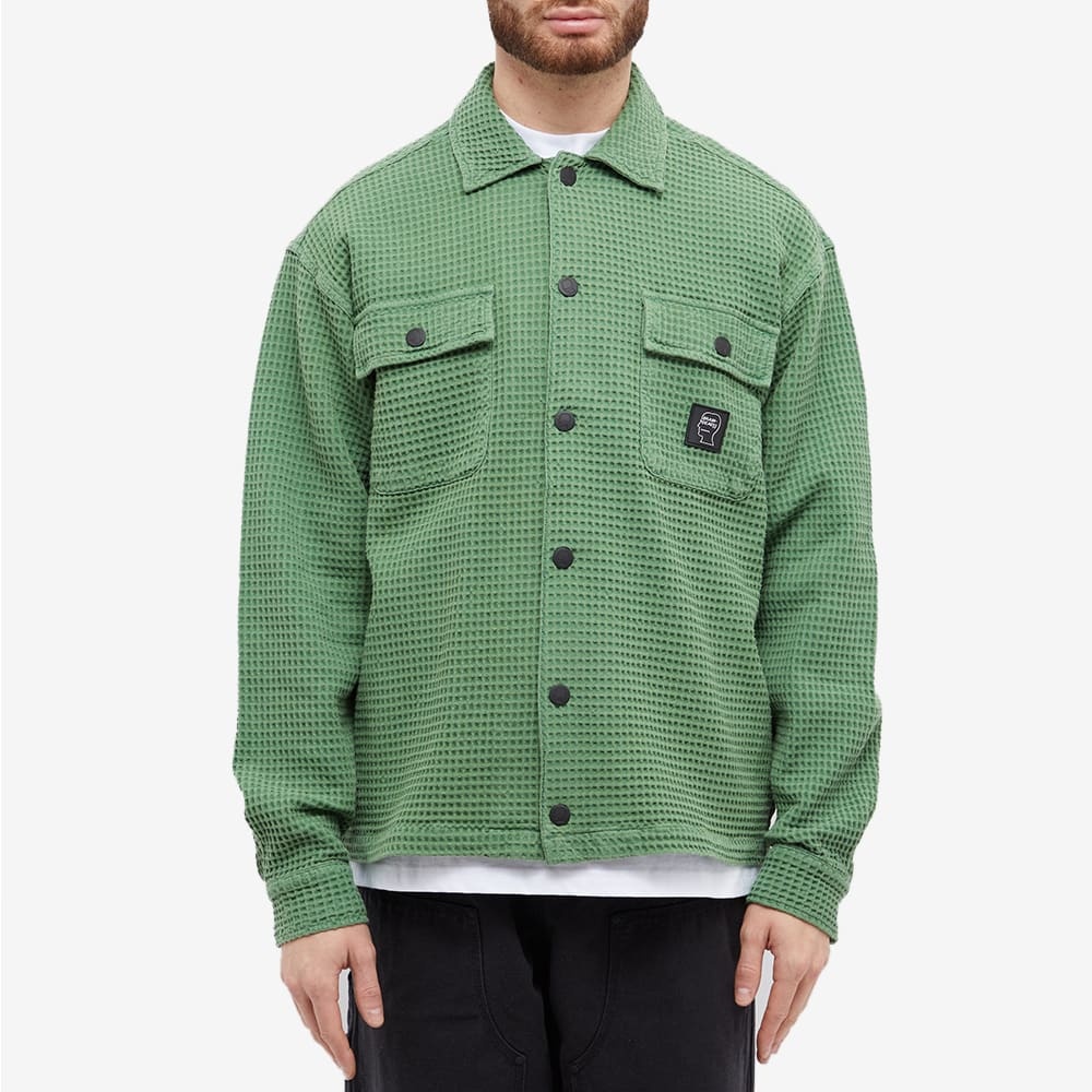 Brain Dead Waffle Snap Front Overshirt - 2