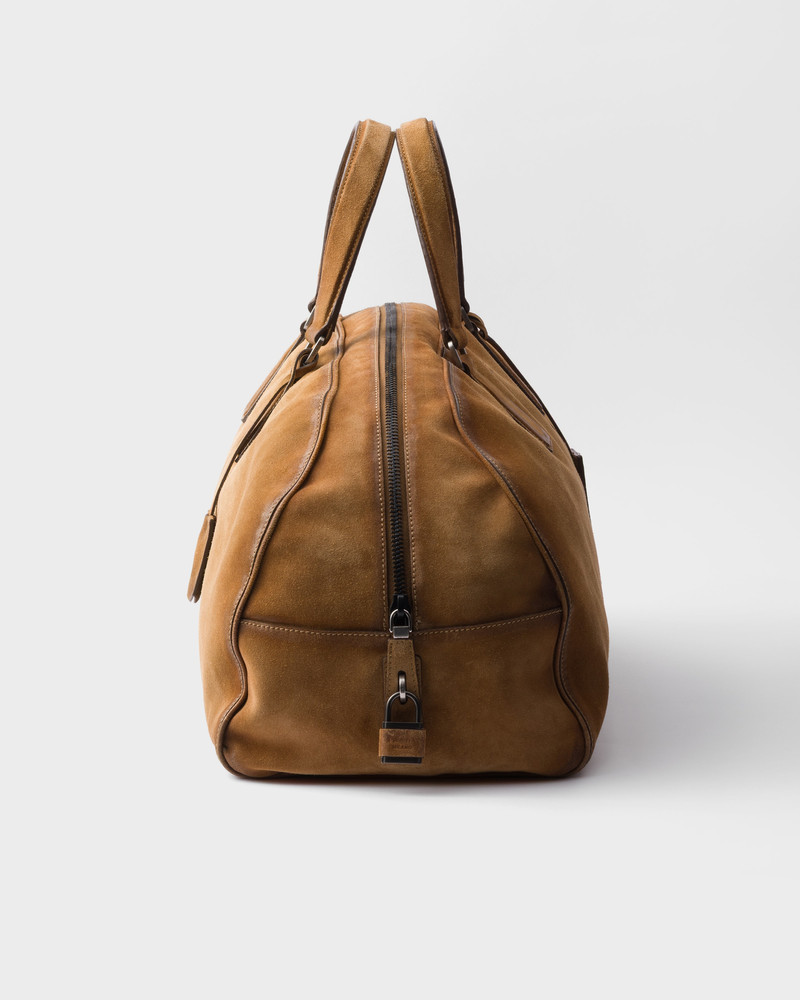 Suede duffle bag 6