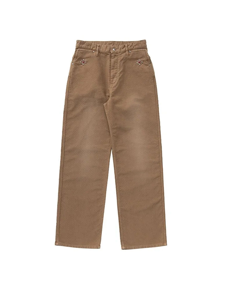 SWAIN STUDDED G.CORDS W LT.BROWN - 1